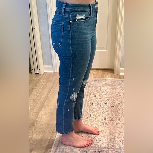 Paige Cindy Crop in Destructed Bazar Size 30 - Picture 5 of 12